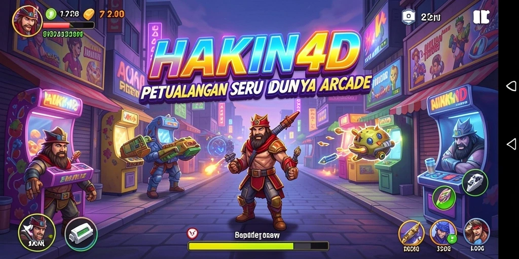 Tampilan screenshot HAKIN4D yang menunjukkan aksi gameplay seru
