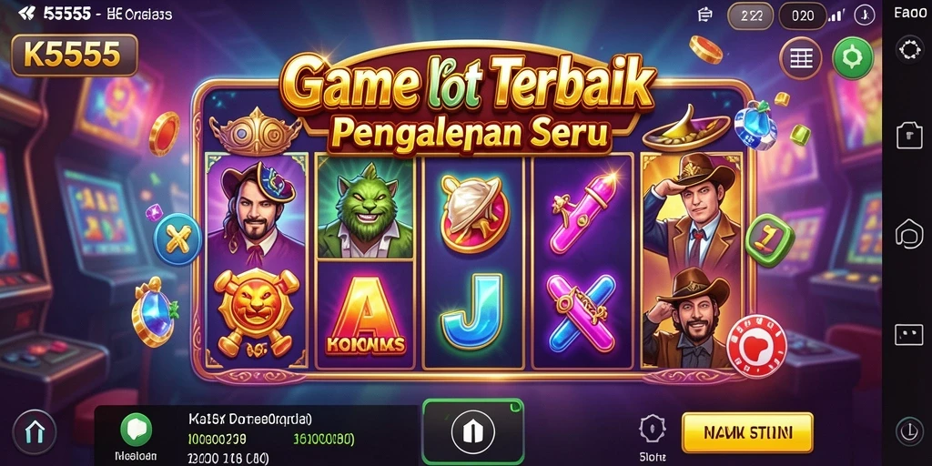 Gameplay menarik K5555 yang menawarkan beragam pilihan slot.