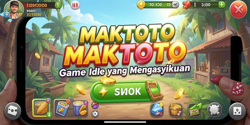 Tampilan gameplay MAKTOTO yang mengasyikkan dalam format Idle.