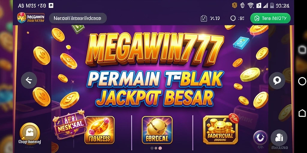 Tangkapan layar gameplay MEGAWIN777 yang menunjukkan keseruan permainan Slot.