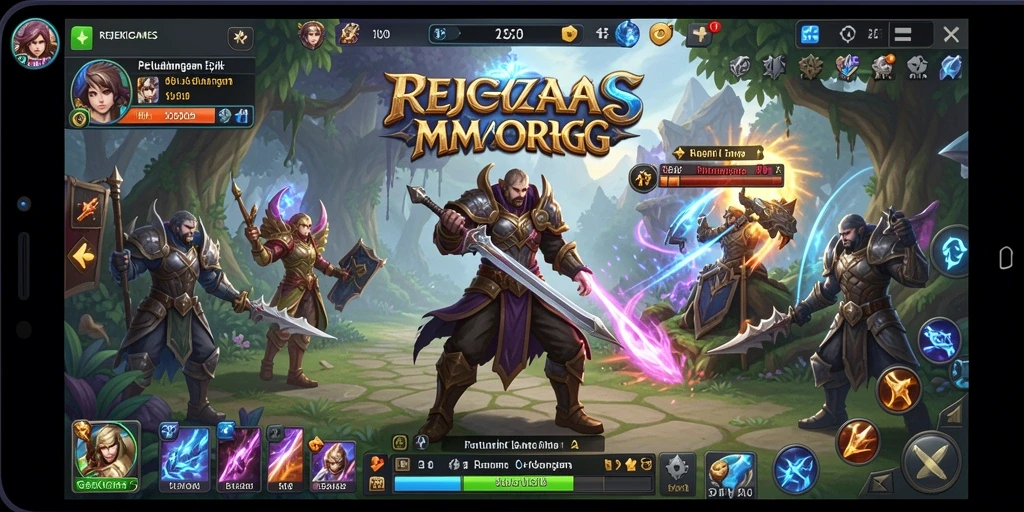 Tampilan gameplay seru di dunia <strong>REJEKIGAMES</strong> MMORPG.