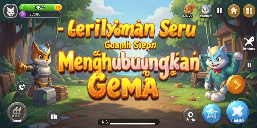 Tampilan gameplay RK77 yang menarik dan menantang.